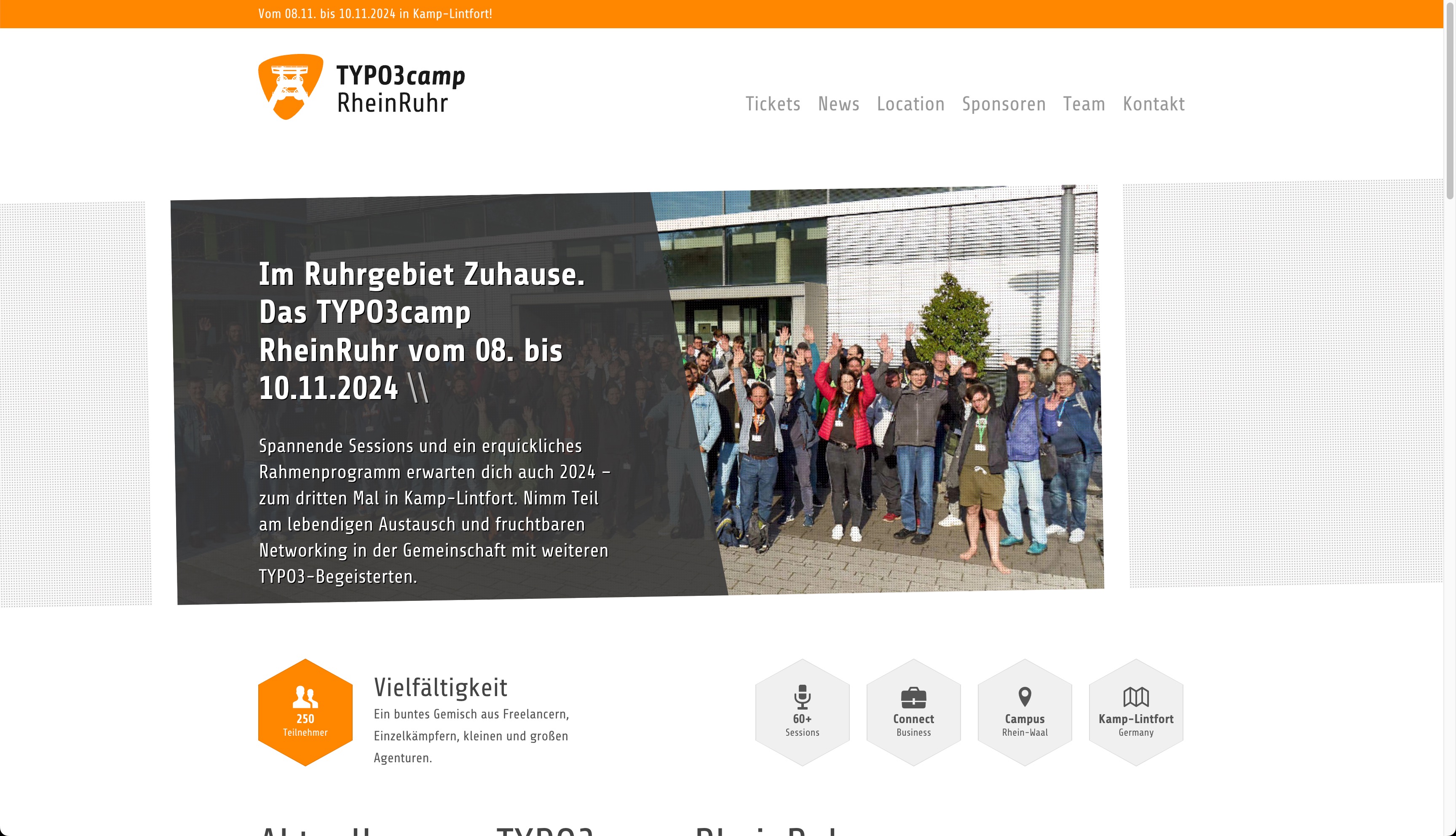 Gewinne 1 von 2 Tickets für das TYPO3camp RheinRuhr 2024